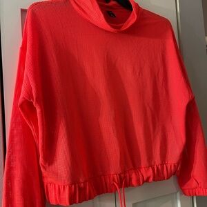 GAP Orange Sweatshirt with Long Sleeves and Boxy Fit
